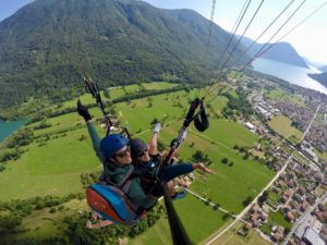 volo parapendio como